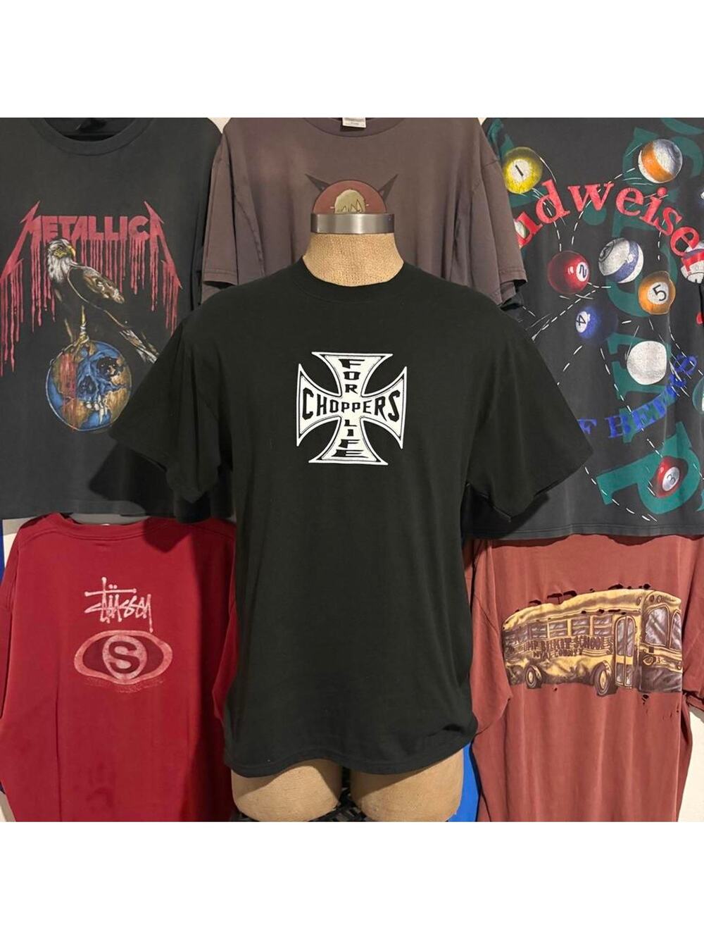 Vintage 2000s choppers biker t shirt